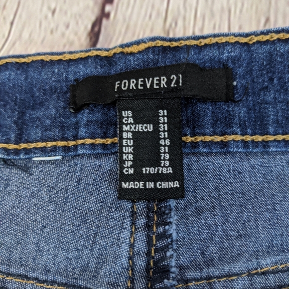 Forever 21 Skinny Jeans 31 - Picture 2 of 5